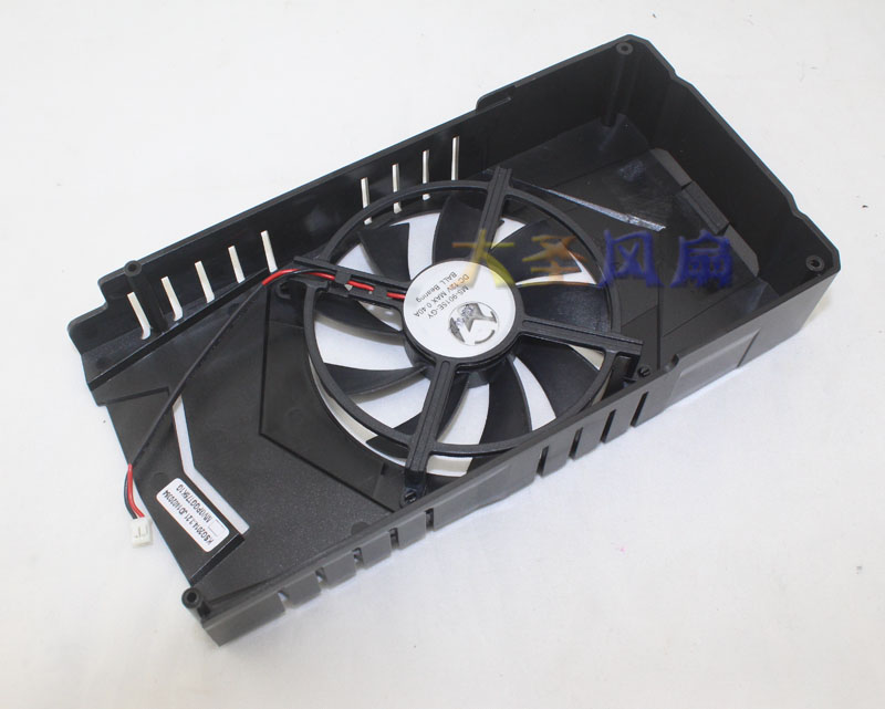 铭瑄MAXSUN  GTX760/GTX750Ti显卡散热风扇 MS-9015E-GY 12V 0.4A - 图0