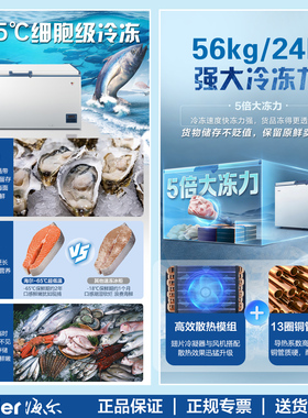 海尔超低温冰柜-70℃速冻柜