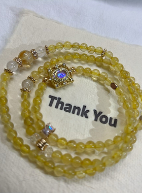 上新｜同事以为很贵系列之黄水晶 黄水晶大小姐的贵气感铺面而来