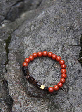 合集｜满色满肉九口瓦西南红手串「红豆引」收藏级无优化老矿