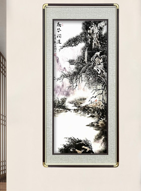 【仿铜角框中框】新中式立体实木画框国画书法质感806050