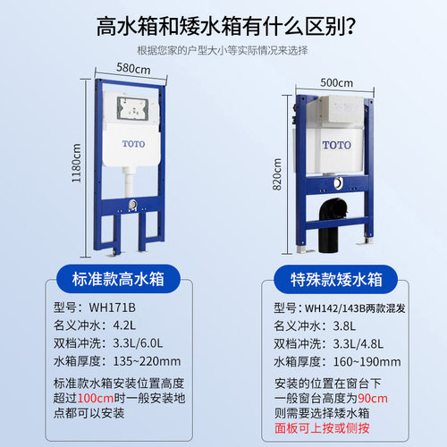 TOTO隐蔽水箱壁挂坐便器智洁陶瓷CW162B挂墙暗装马桶(04-C+02) - 图0