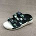 Mùa hè 2019 mới bị hỏng mã xử lý giày nam thời trang ngụy trang hở ngón Velcro Phiên bản tiếng Hàn của đôi dép nam cơ bản - Sandal giày mọi nam Sandal