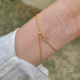 Ins Universal Gold Needle Adjustable Bracelet