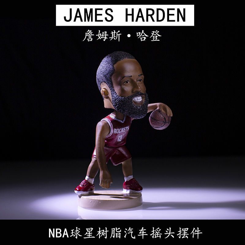 库里科比欧文詹姆斯手办篮球摆件摇头公仔人偶周边nba球星小模型 - 图2