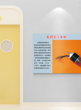 航模实验室展示宣传壁画墙贴