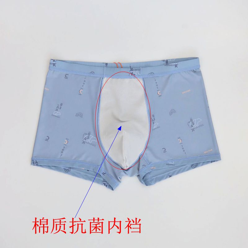 2条 CYN创雅诺轻薄速干冰爽裤肥佬裤85022棉质内档锦纶抗菌男内裤 - 图2