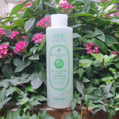 千纤草500ml丝瓜水爽肤水控油保湿补水女化妆水提亮肤色收缩毛孔 - 图0