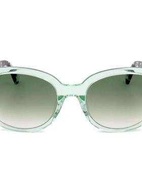 代购kate spade女士太阳镜防紫外线灰镜片非偏光轻盈绿色方形