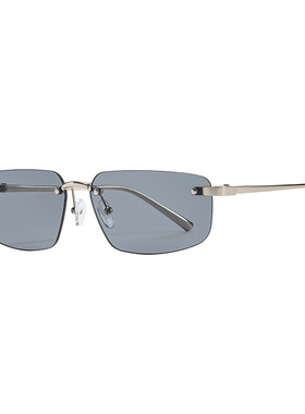 新款简约无框渐变墨镜高级感跨境