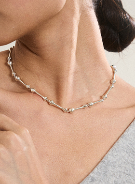 PetitQuatre银锁骨男女手工饰品