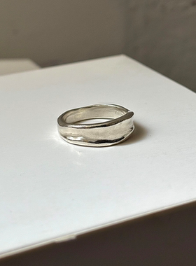 pq手工定制白水晶镶嵌戒指