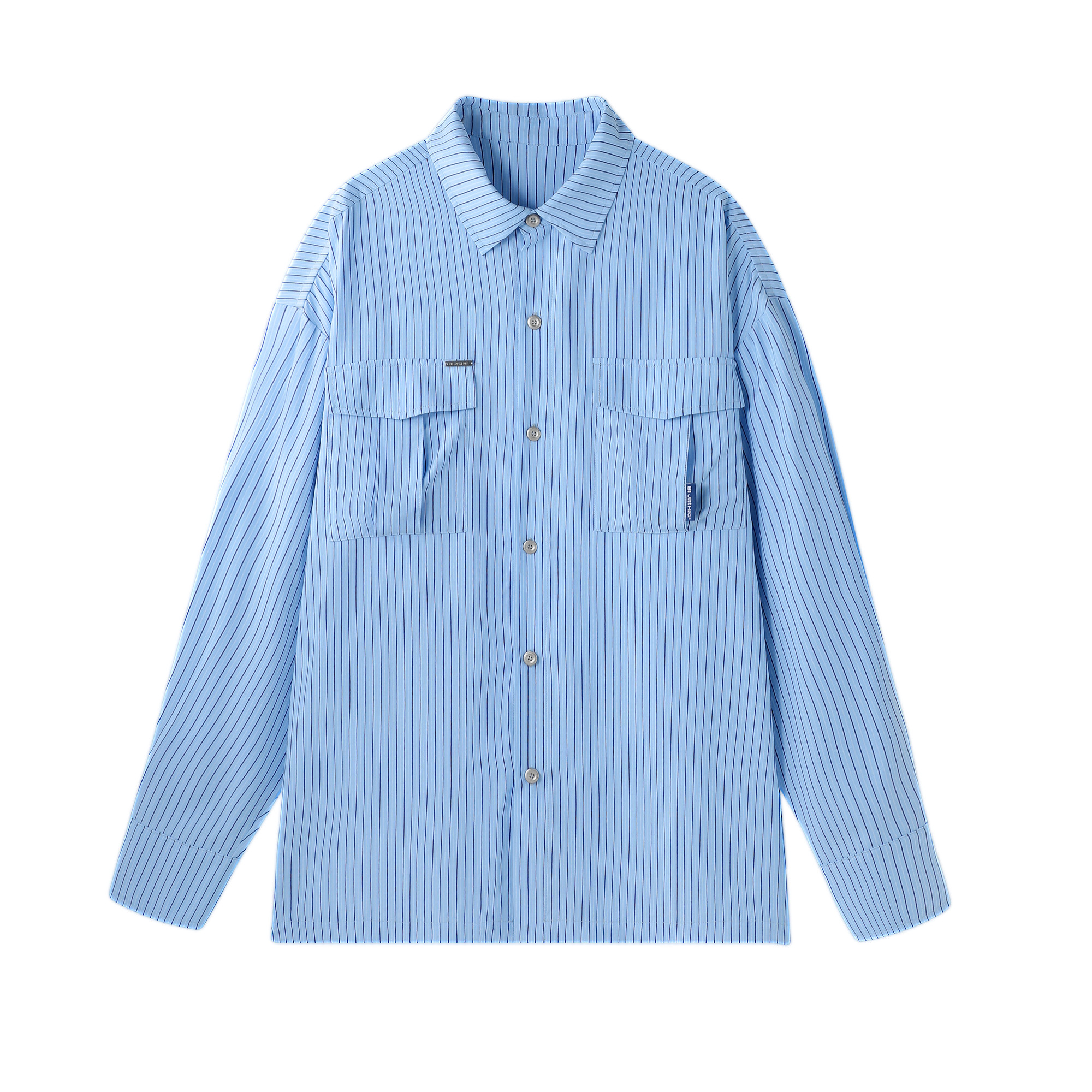 BJHG不计后果条纹衬衫外套男女款春季美式宽松休闲慵懒风情侣衬衣,淘宝优惠券,粉丝福利购,淘宝优惠卷