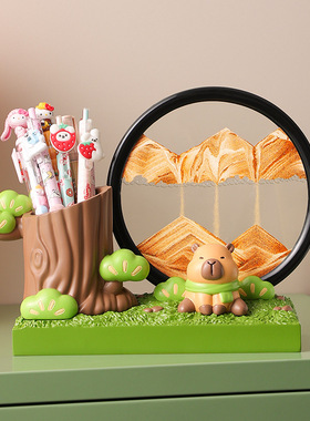 家居创意放轻松3D流沙画摆件沙漏