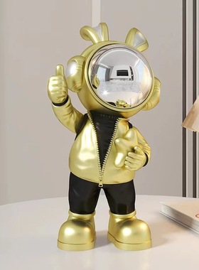 创意航天员儿童房客厅电视柜摆件