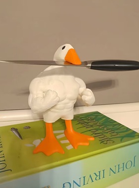 整蛊吸铁鸭子摆件装饰品