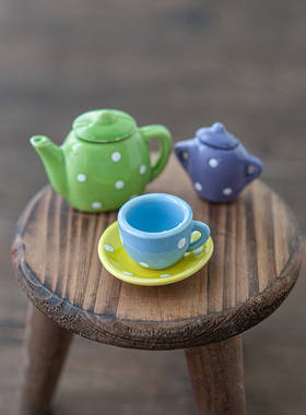 新生儿满月摄影拍照茶杯茶具道具