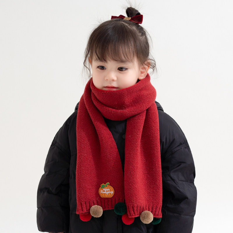 新款儿童围巾秋冬季宝宝围脖圣诞节新年女童脖套男童针织保暖冬天,淘宝优惠券,粉丝福利购,淘宝优惠卷