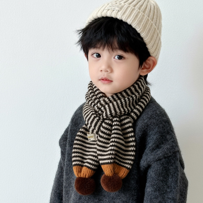 儿童围巾秋冬季男童女童围巾保暖宝宝针织围脖百搭冬天防风护脖子,淘宝优惠券,粉丝福利购,淘宝优惠卷