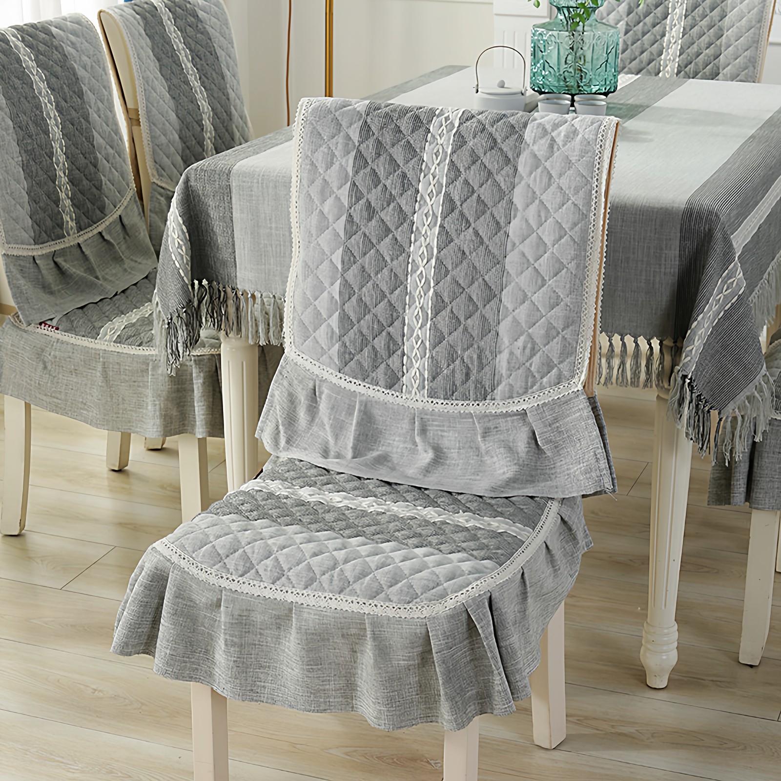 简约现代桌布布艺棉麻清新北欧餐桌布茶几布餐桌椅子套罩椅垫套装,淘宝优惠券,粉丝福利购,淘宝优惠卷