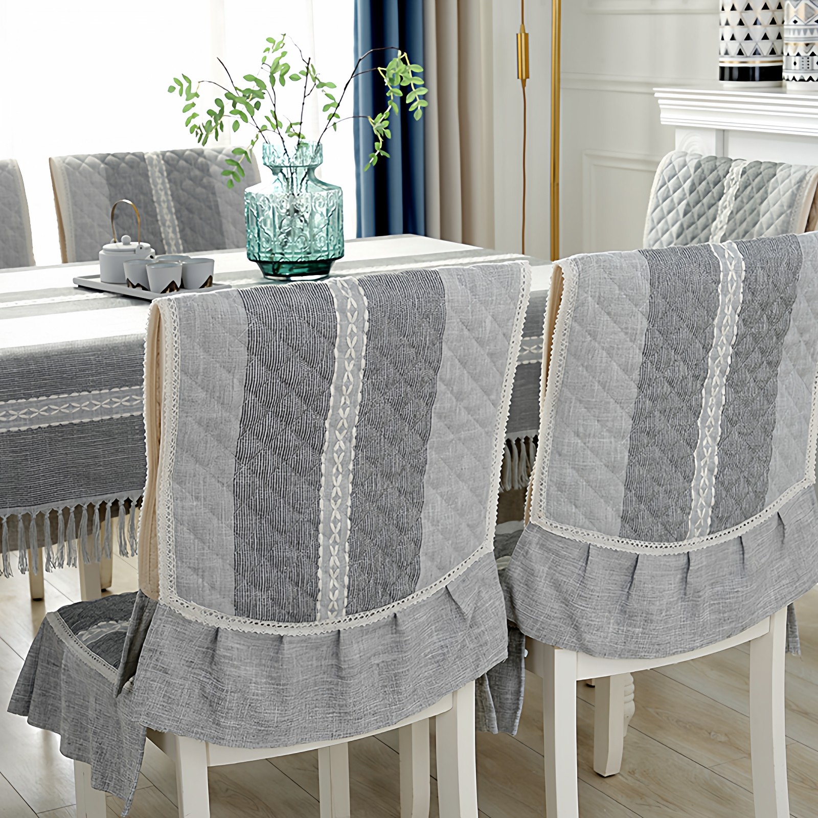 简约现代桌布布艺棉麻清新北欧餐桌布茶几布餐桌椅子套罩椅垫套装,淘宝优惠券,粉丝福利购,淘宝优惠卷