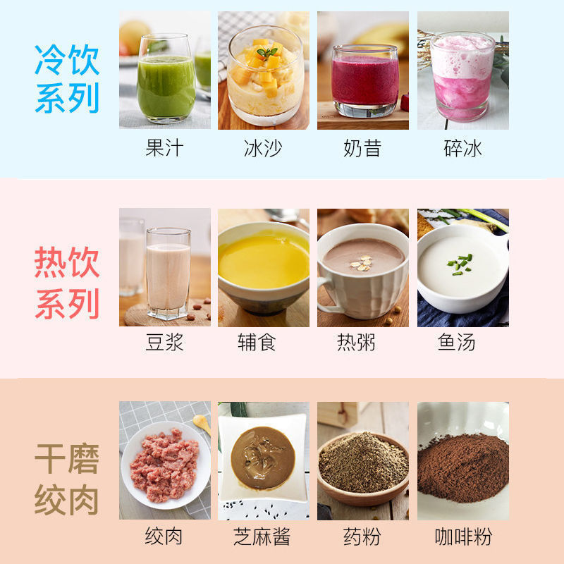 九阳破壁机Y928S家用全自动预约多功能豆浆料理辅食一键清洗新款-图2