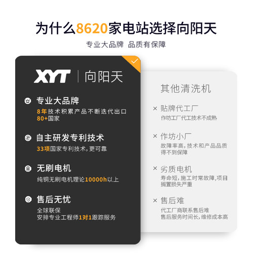 XYT/向阳天X3光伏清洗机电动清洁工具光伏发电板清洗设备清洗神器 - 图2