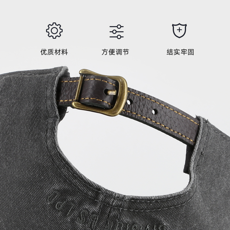 lackpard时尚鸭舌帽男夏季休闲美式帽子遮阳防晒加宽帽檐棒球帽