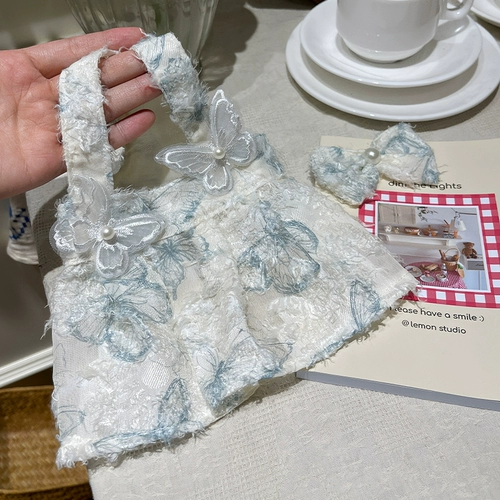 Отако собака, кошка, весенняя и летняя одежда, юбка для бабочек в китайском стиле, питометральная дышащая китайский стиль и тонкая маленькая собачья юбка принцессы