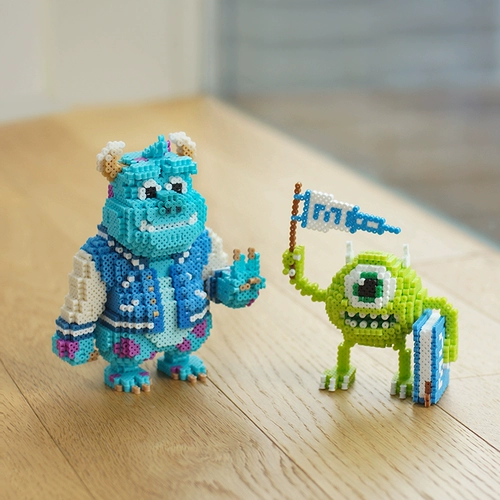 Оригинальный трехмерный мультяшный набор материалов, фигурка, DIY, монстрик, большие глаза