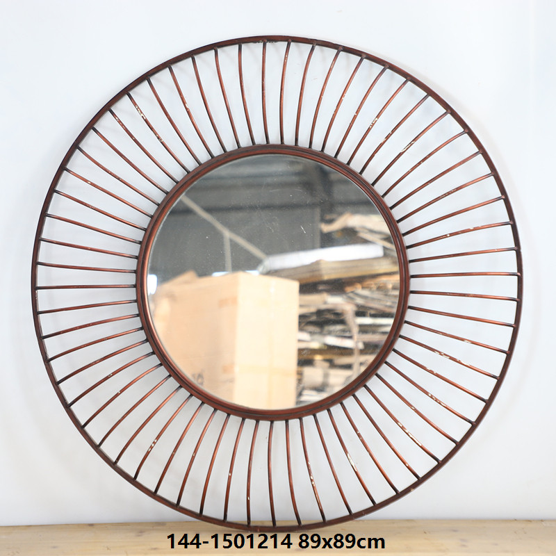 孤品集合--外贸美式创意设计超大全身穿衣镜仿古浴室镜圆形镜梳妆,淘宝优惠券,粉丝福利购,淘宝优惠卷