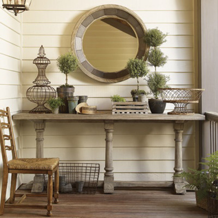 孤品集合--外贸美式创意设计超大全身穿衣镜仿古浴室镜圆形镜梳妆,淘宝优惠券,粉丝福利购,淘宝优惠卷