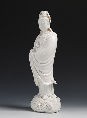 德化窑何朝宗渡海观音林超程白瓷