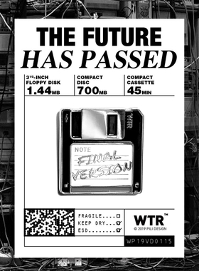 WTR复古金属原创设计徽章
