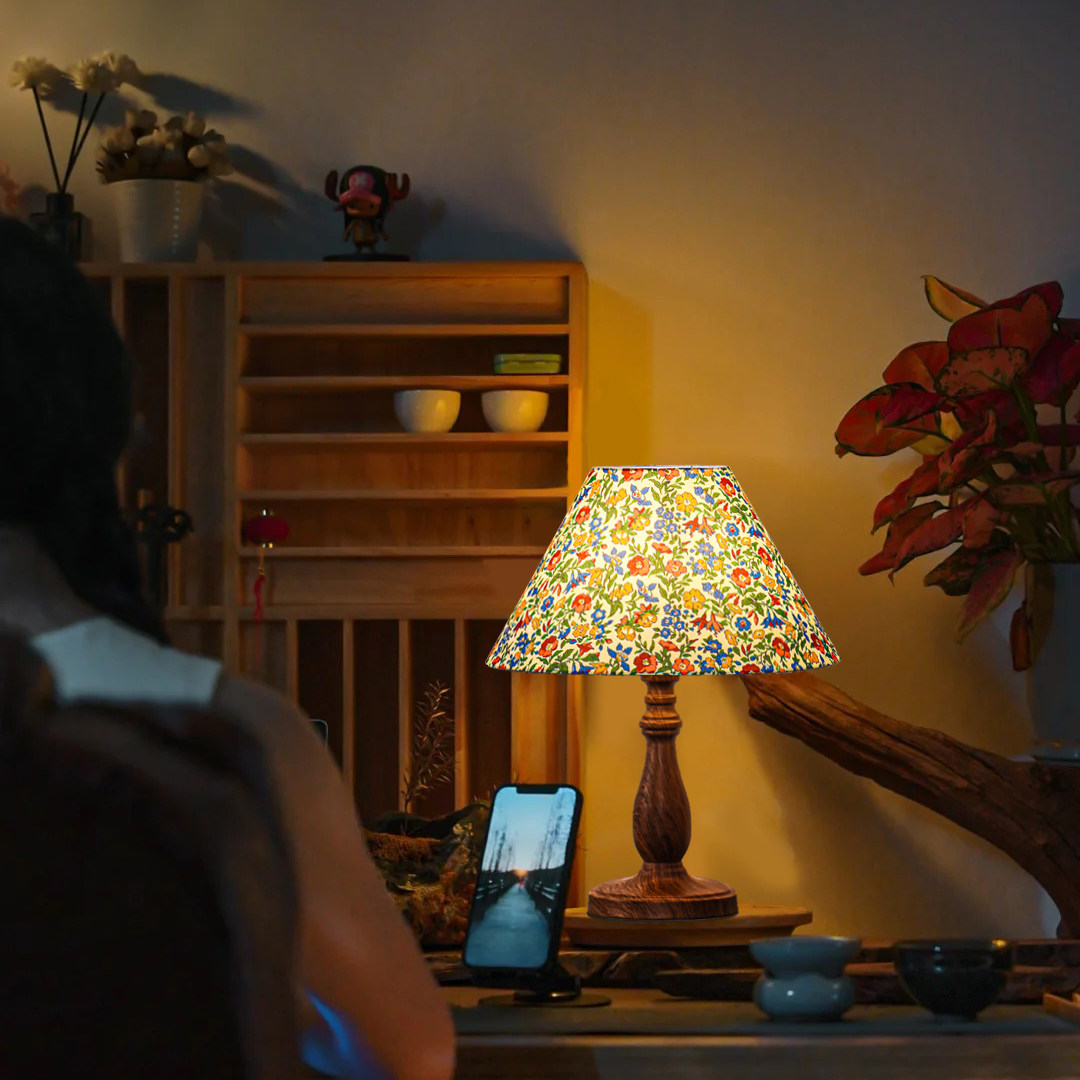 中古田园风台灯卧室床头柜灯轻奢高级感美式复古温馨氛围小夜灯,淘宝优惠券,粉丝福利购,淘宝优惠卷