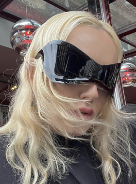 未来科技感炫酷墨镜超大朋克