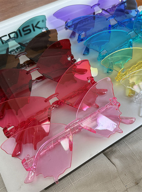 蝶形太阳镜ins蝴蝶墨镜