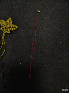 纯手工编织极细小红绳0.1蜡线编的红绳双圈纹身红绳