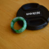 Natural Burmese Jade A Grade Waxy Green Ring with Certificate