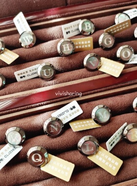 tateossian深海黑蝶贝袖扣礼物