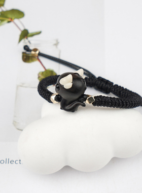 隐山檀木手工生肖龙手链情侣礼物