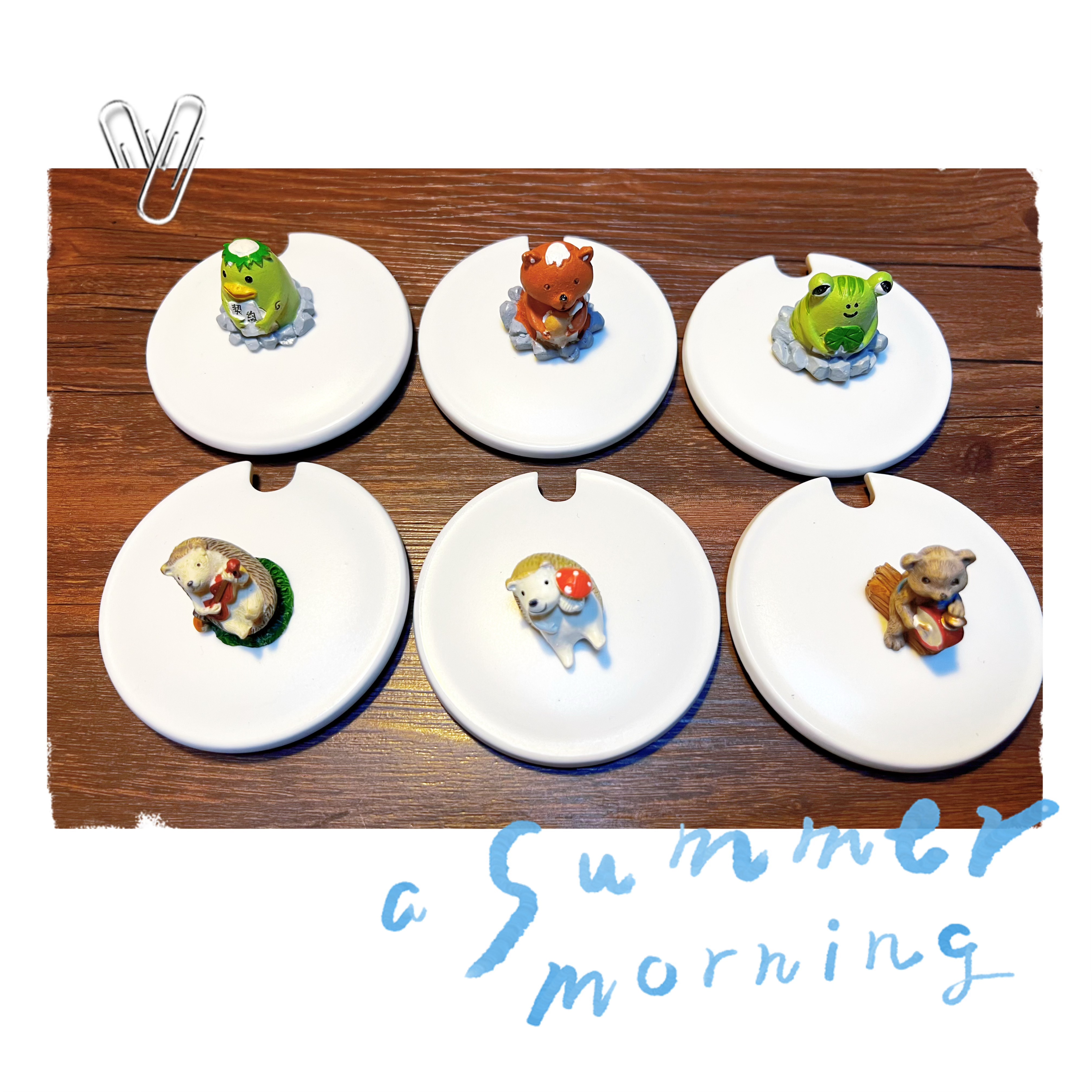 小动物小熊青蛙刺猬熊猫陶瓷马克杯盖尺寸多种款式（微微瑕疵） - 图2