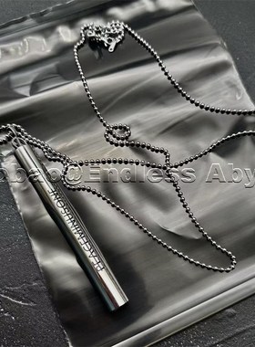 Endless Abyss 权志龙GD同款PMO雏菊字母烟管项链男女吊坠毛衣链