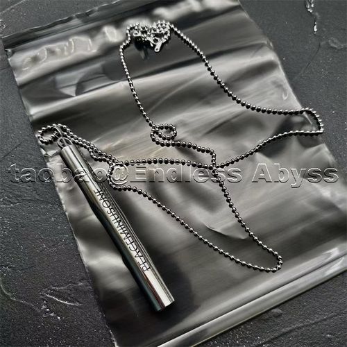 Endless Abyss 权志龙GD同款PMO雏菊字母烟管项链男女吊坠毛衣链 - 图1