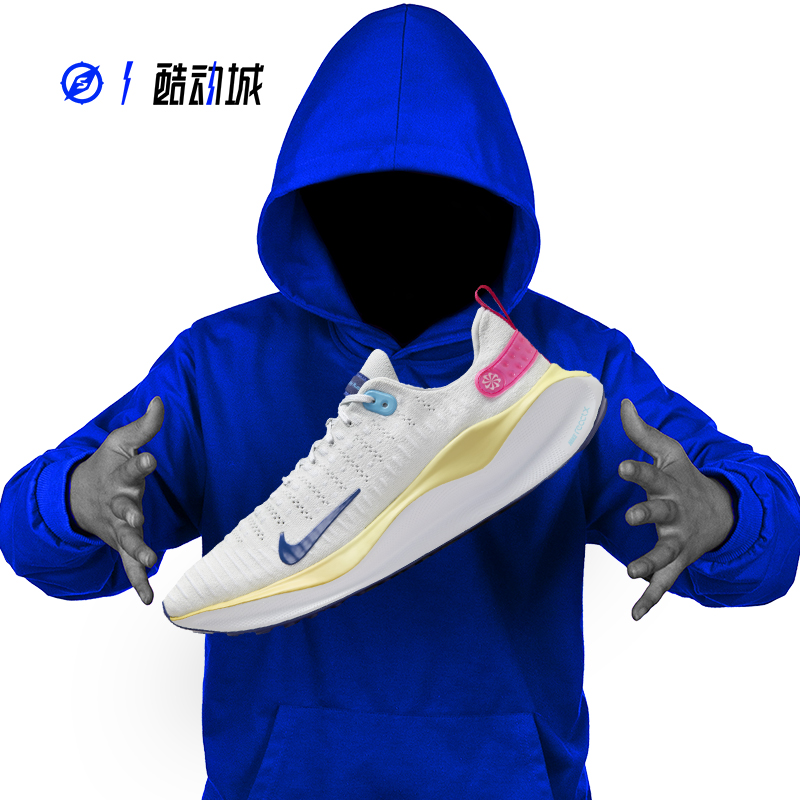 NIKE REACT INFINITY RUN FLYKNIT 4 男子低帮跑步鞋 DR2665-101 - 图1