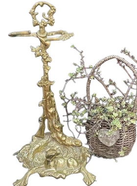 vintage西洋古董黄铜落地欧式