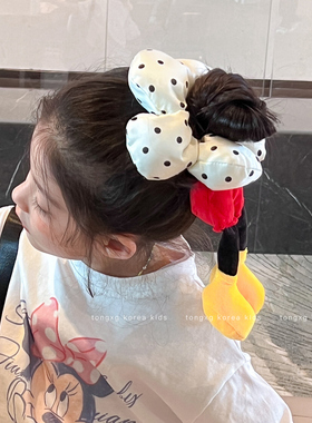 波拉韩女童个性卡通发圈韩系发饰mi奇泡泡花朵发圈pk053