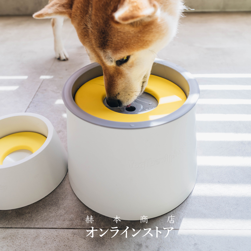 韩国Yogi狗狗碗不湿嘴水碗宠物饮水器浮力漂浮水盆喝水器防打翻 - 图2