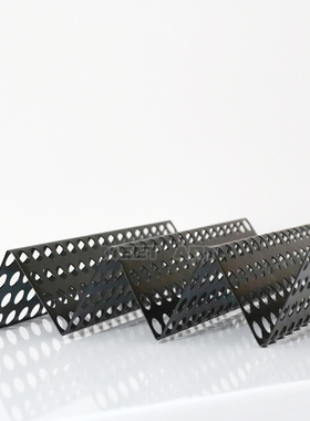 极简风黑色镂空金属会所软装配饰