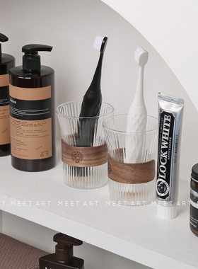 中古风样板房镜柜摆件